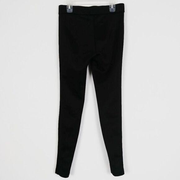 Forever 21 Zippered Black Mid Rise Leggings - Picture 3 of 5